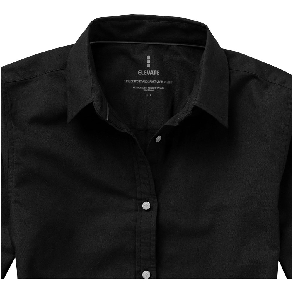 Vaillant langärmlige Bluse schwarz