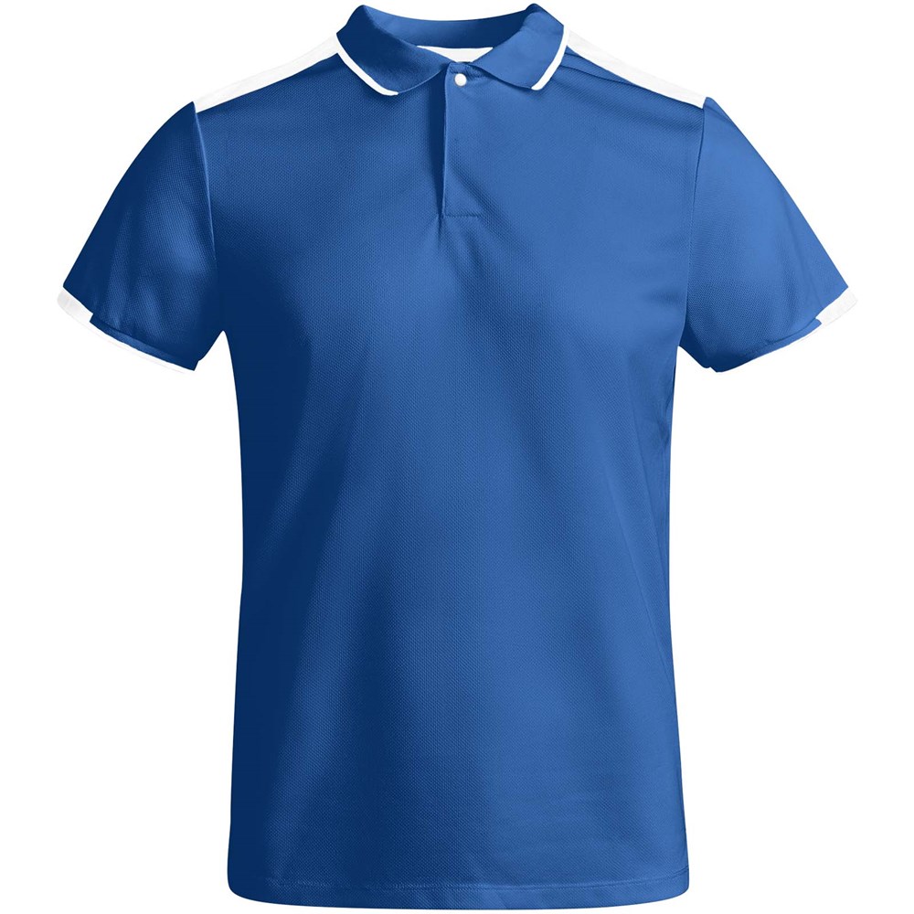 Tamil Sport Poloshirt für Herren royalblau, weiss