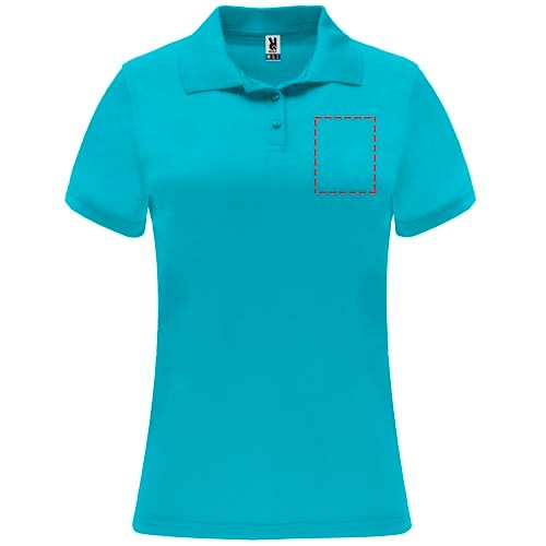 Monzha Sport Poloshirt für Damen türkis
