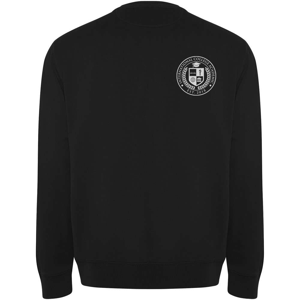 Batian Sweatshirt mit Rundhalsausschnitt aus Bio-Baumwolle Unisex schwarz