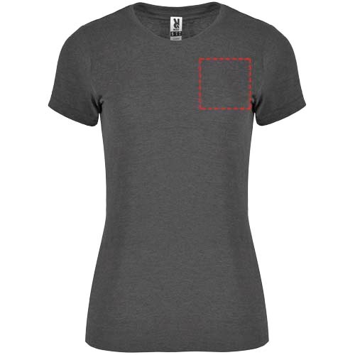 Fox T-Shirt für Damen heather schwarz