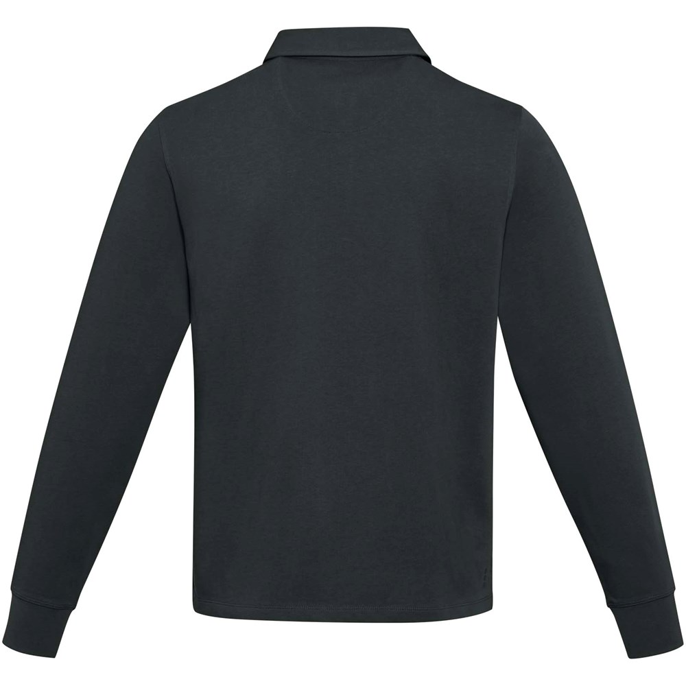 Clyde Rugby Polo Sweatshirt Unisex schwarz