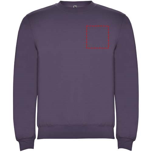 Clasica Sweatshirt mit Rundhalsausschnitt Unisex Lilac2