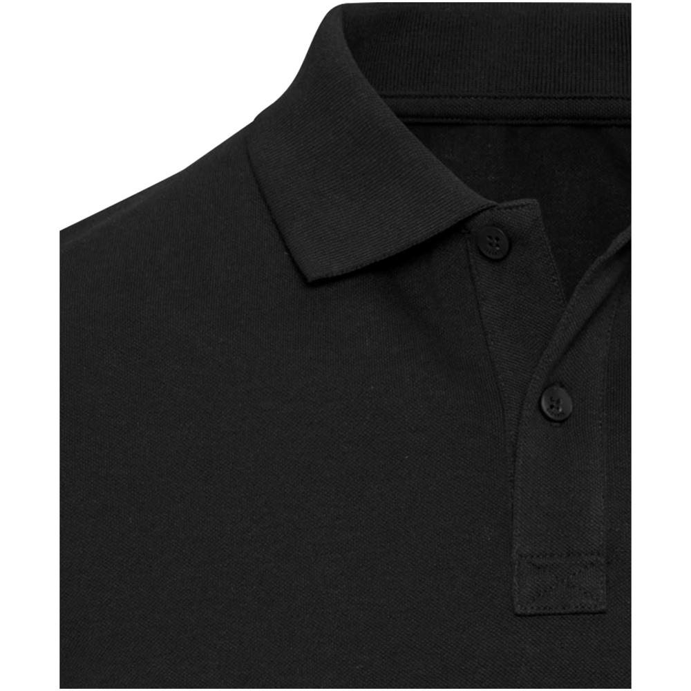 Beryl 220 g/m² Kurzärmeliges Poloshirt Bio-Recyclingmaterial (OCS), unisex schwarz