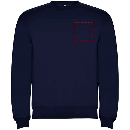 Clasica Sweatshirt mit Rundhalsausschnitt Unisex Navy Blue