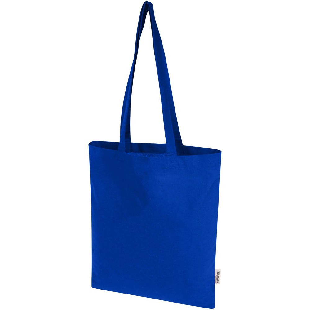 Madras Blend 140 g/m² Tragetasche aus GRS-recycelter Baumwolle 7L