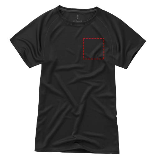Niagara T-Shirt cool fit für Damen schwarz