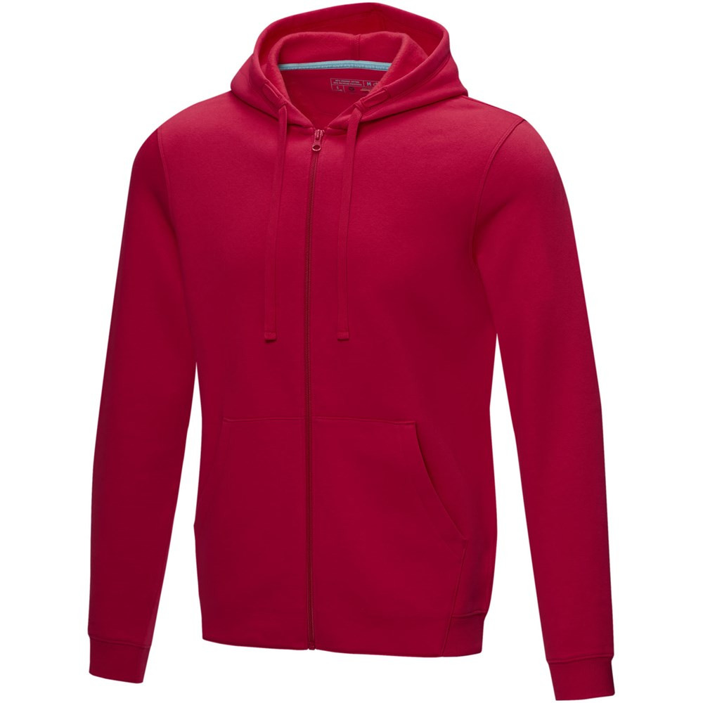 Ruby Hoodie mit durchgehendem Reissverschluss aus Bio-Material für Herren