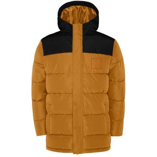 Tallin Steppjacke für Kinder Curry Yellow, schwarz
