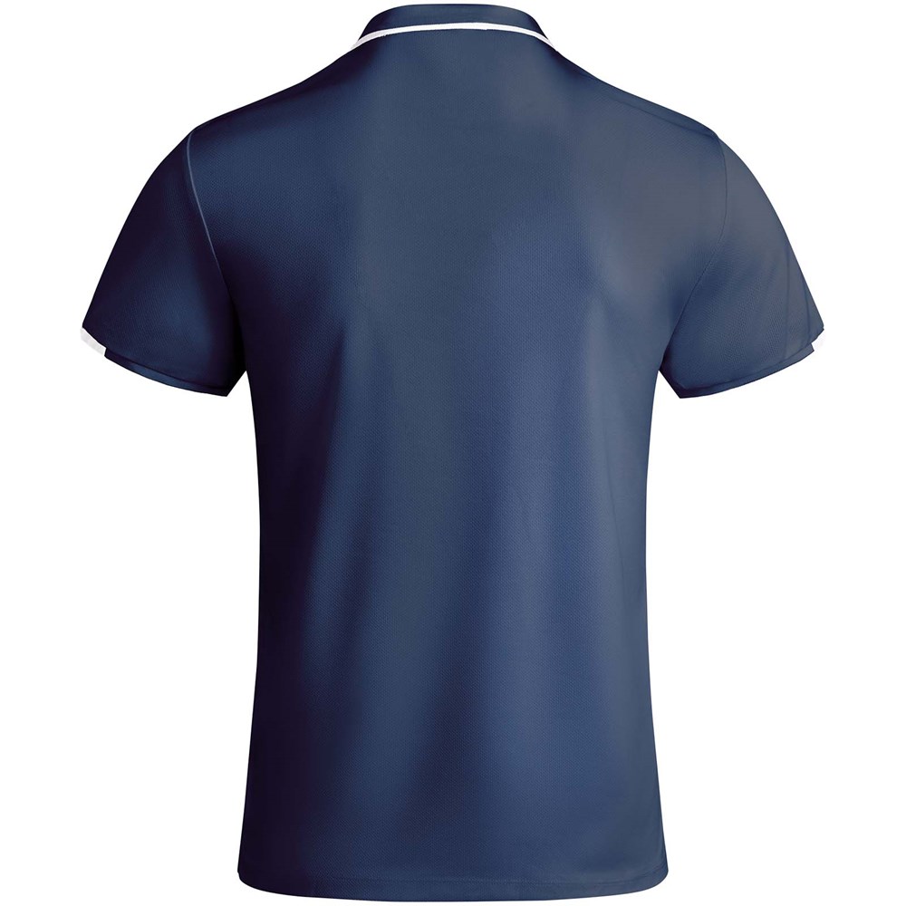 Tamil Sport Poloshirt für Kinder Navy Blue, weiss