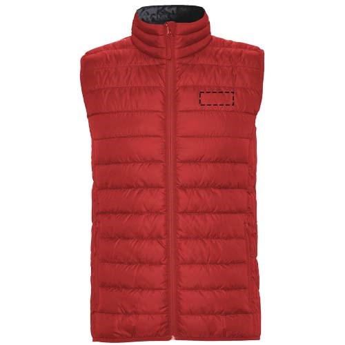 Oslo isolierter Bodywarmer für Herren rot