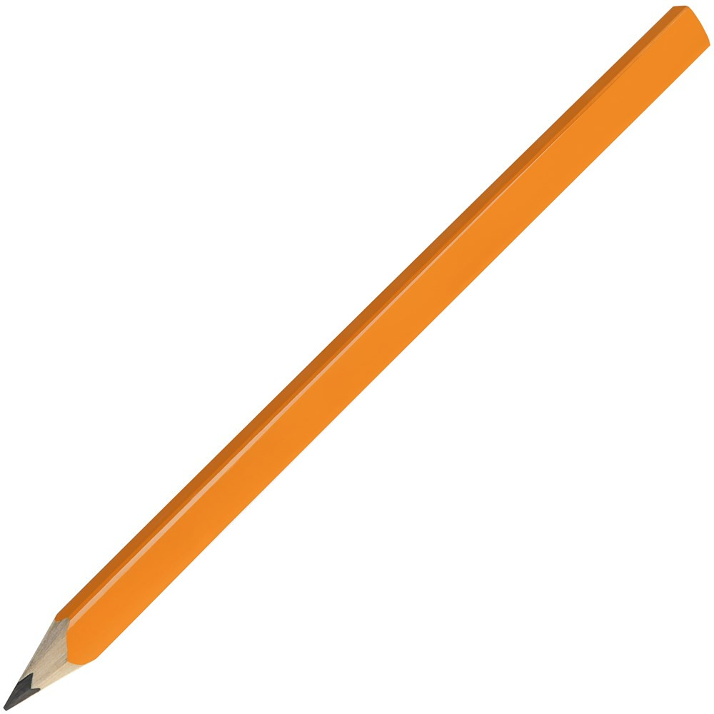 Zimmermannsbleistift, 24 cm, eckig-oval, gespitzt