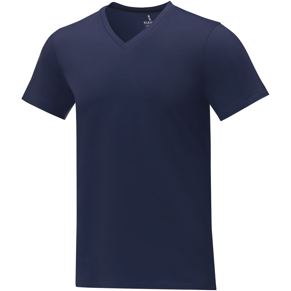 Somoto T-Shirt mit V-Ausschnitt für Herren navy