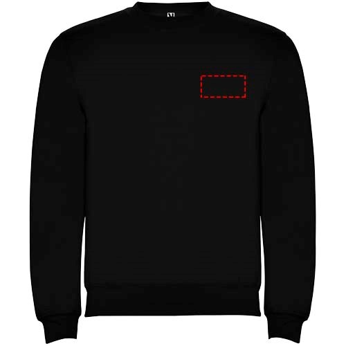 Clasica Sweatshirt mit Rundhalsausschnitt für Kinder schwarz