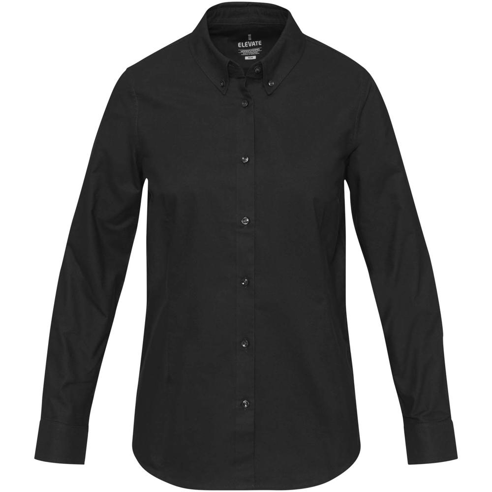 Sphene Oxford Bluse schwarz