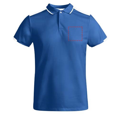 Tamil Sport Poloshirt für Herren royalblau, weiss