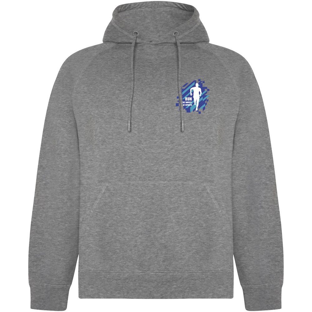 Vinson Kapuzenpullover aus Bio-Baumwolle Unisex Marl Grey