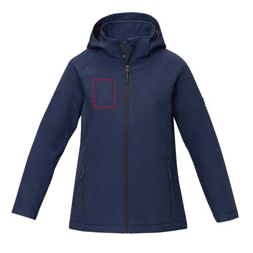 Notus wattierte Softshell Damenjacke navy
