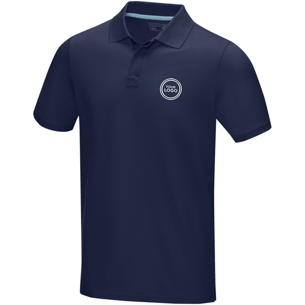 Graphite Poloshirt aus Bio-Baumwolle für Herren navy