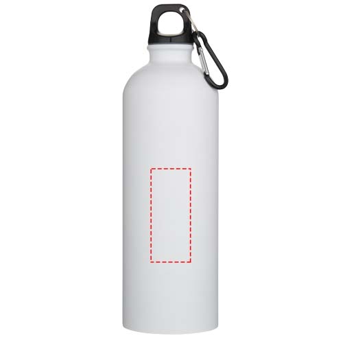 Oregon 750 ml matte RCS-zertifizierte, einwandige Trinkflasche aus recyceltem Edelstahl mit Karabinerhaken