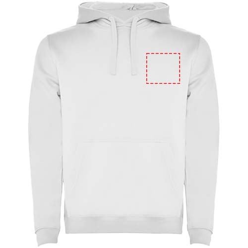Urban Kapuzenpullover für Herren weiss
