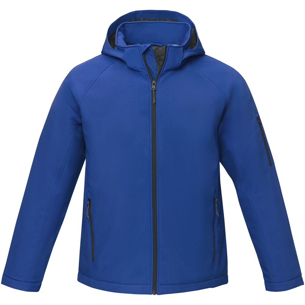 Notus wattierte Softshell Herrenjacke blau