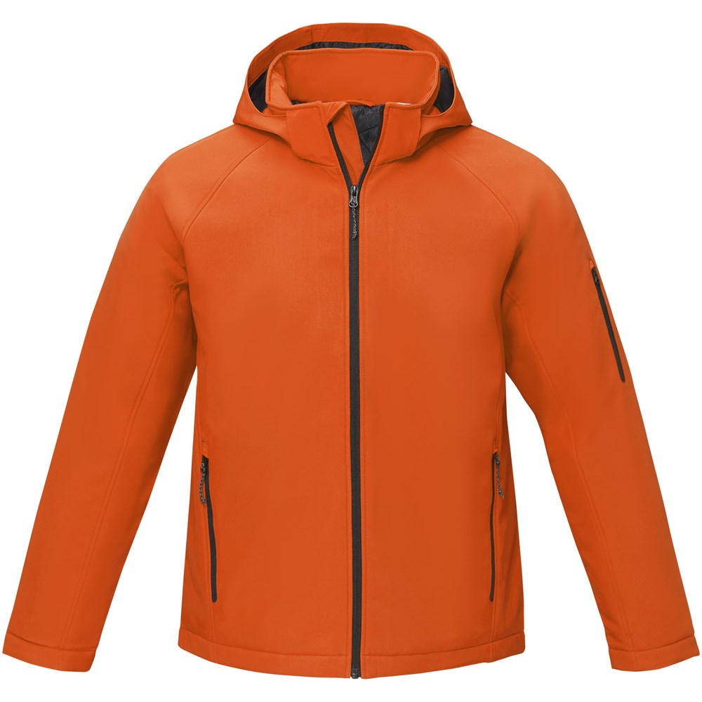 Notus wattierte Softshell Herrenjacke orange