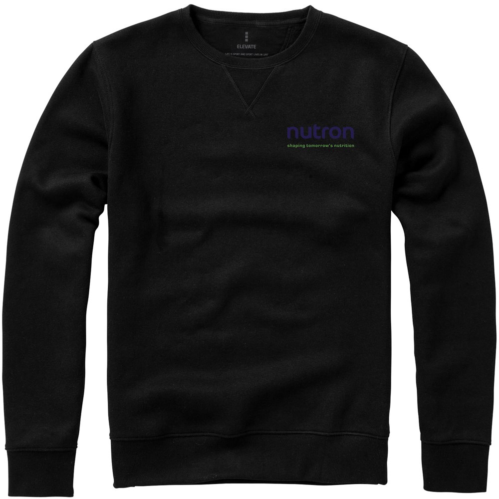 Surrey Sweatshirt mit Rundhalsausschnitt Unisex schwarz