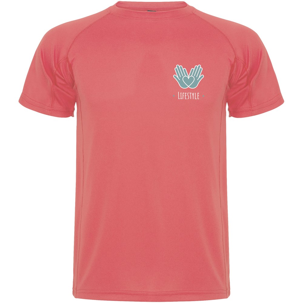 Montecarlo Sport T-Shirt für Herren Fluor Coral