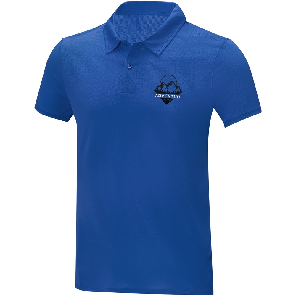 Deimos Poloshirt cool fit mit Kurzärmeln für Herren blau