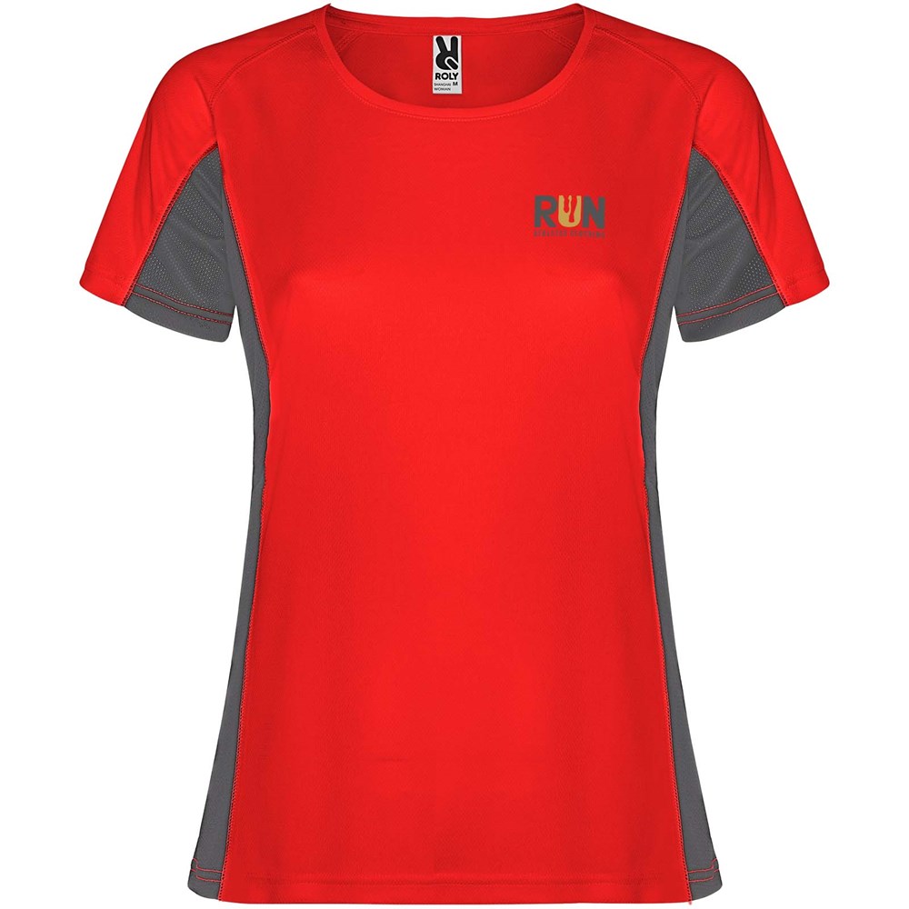 Shanghai Sport T-Shirt für Damen rot, Dark Lead