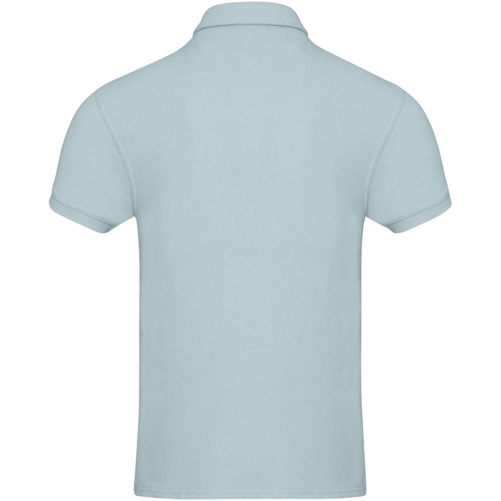 Akoya Poloshirt aus recyceltem Frottee Unisex Cloud Blue