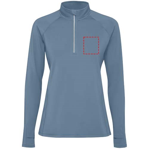 Estambul Half-Zip Sweatshirt für Damen Storm blue