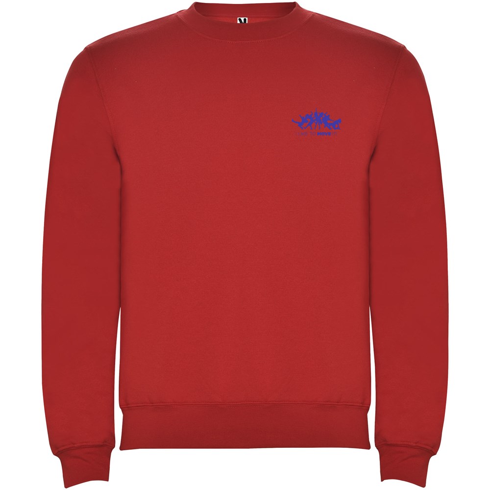 Clasica Sweatshirt mit Rundhalsausschnitt für Kinder rot