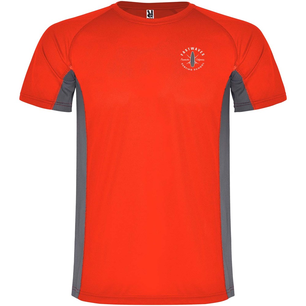 Shanghai Sport T-Shirt für Kinder rot, Dark Lead