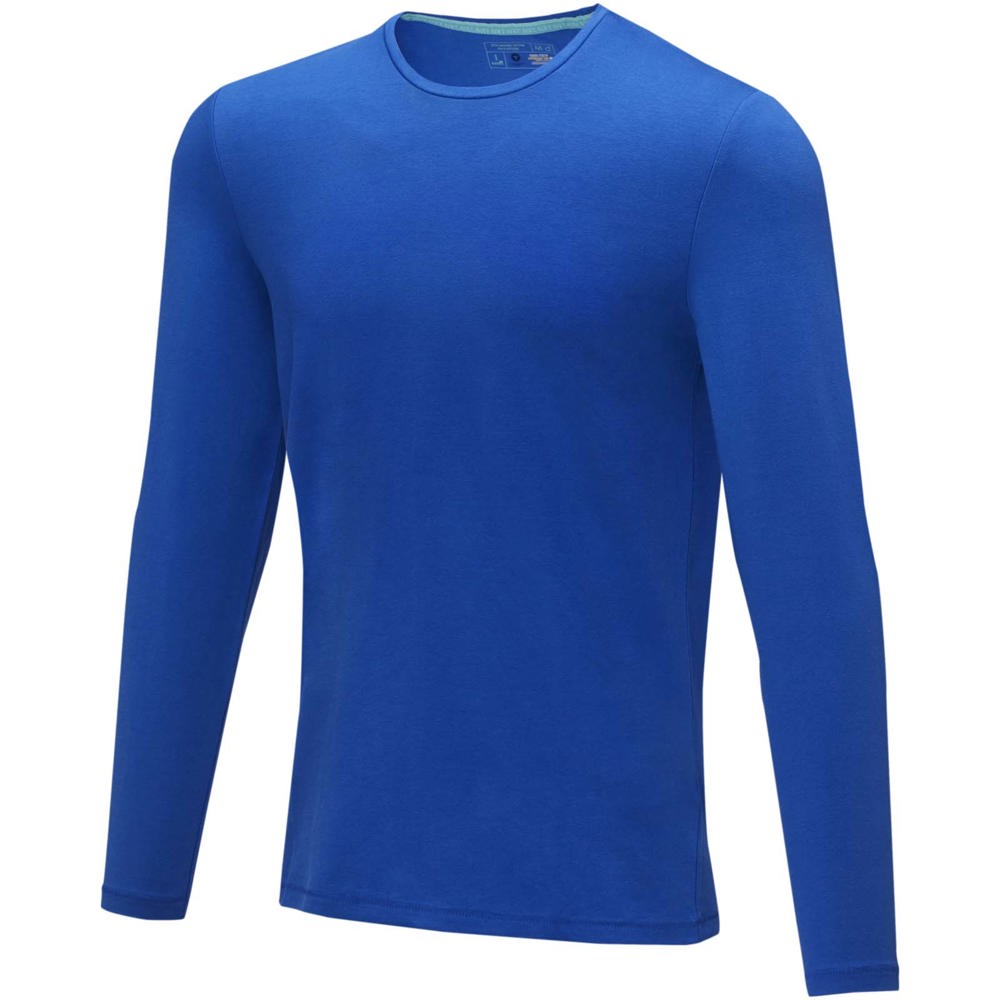 Ponoka Langarmshirt für Herren blau