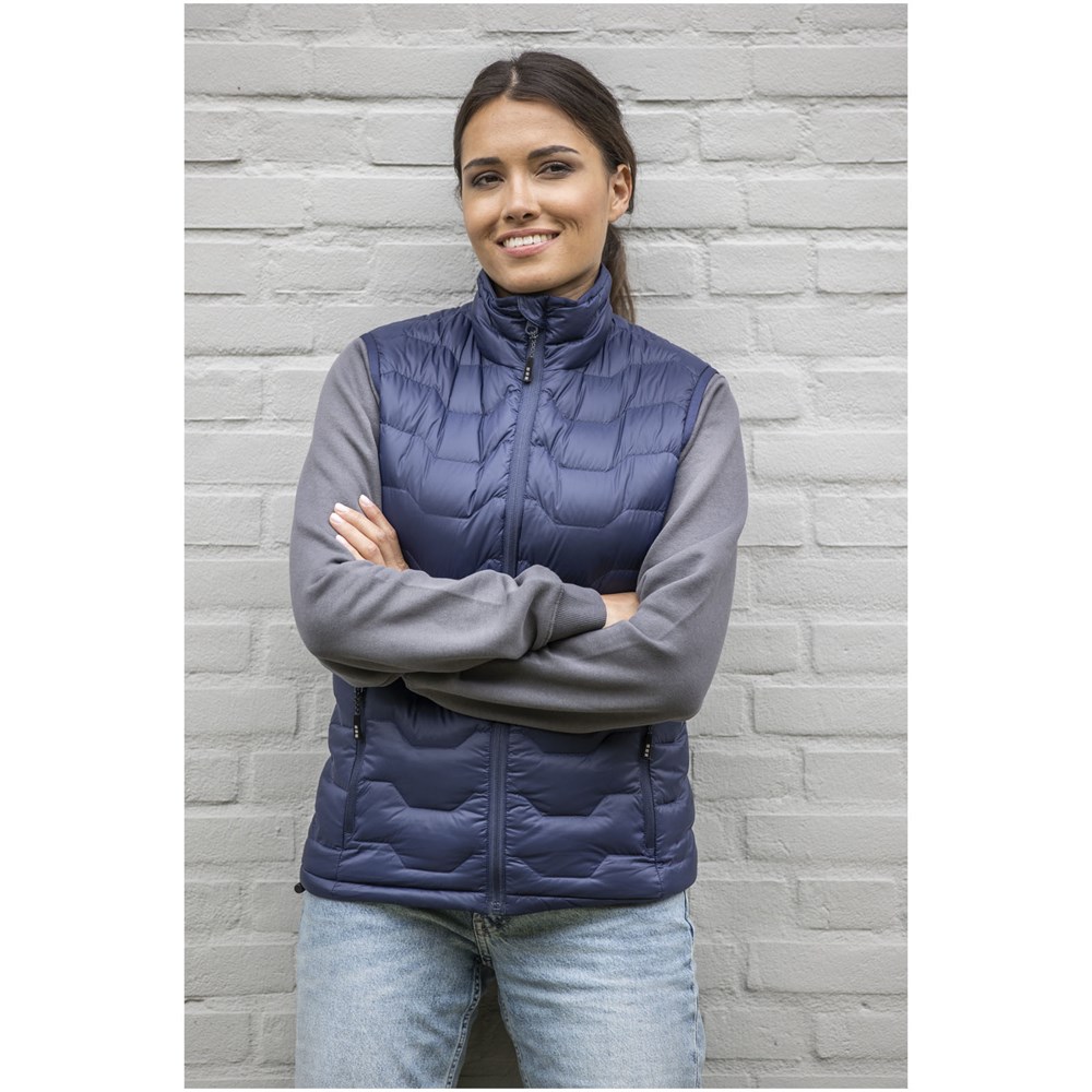 Epidote GRS isolierter Daunen-Bodywarmer für Damen aus recyceltem Material schwarz