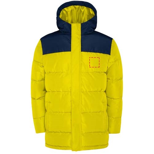Tallin Steppjacke für Kinder gelb, Navy Blue