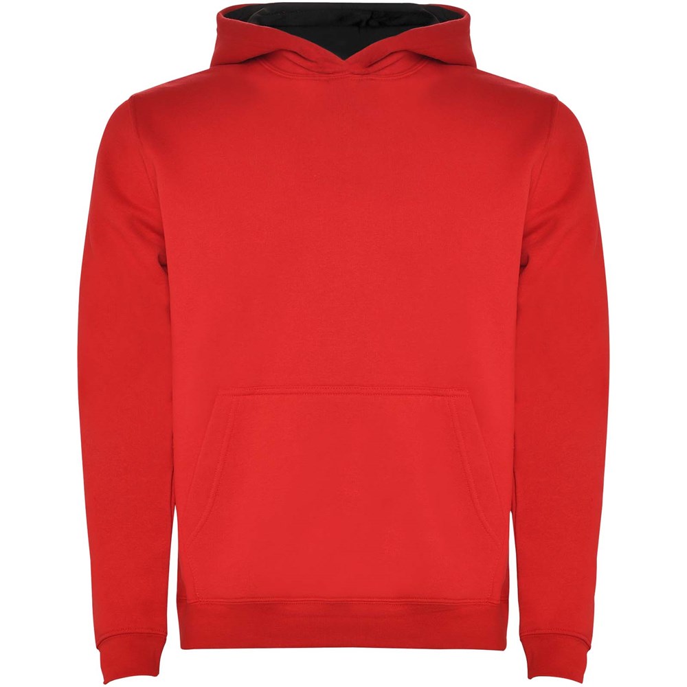 Urban Kapuzenpullover für Kinder rot, schwarz