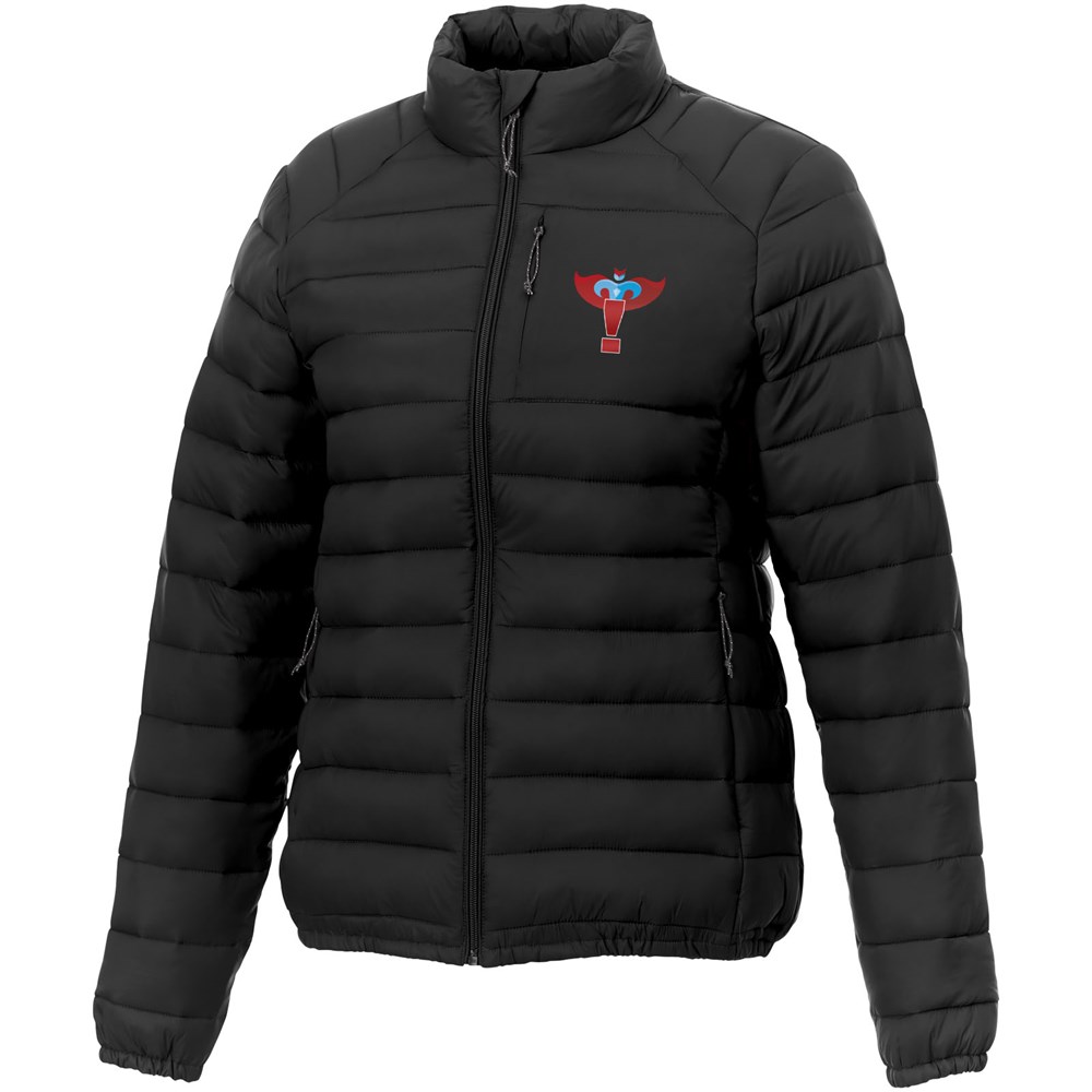 Athenas wattierte Jacke für Damen schwarz