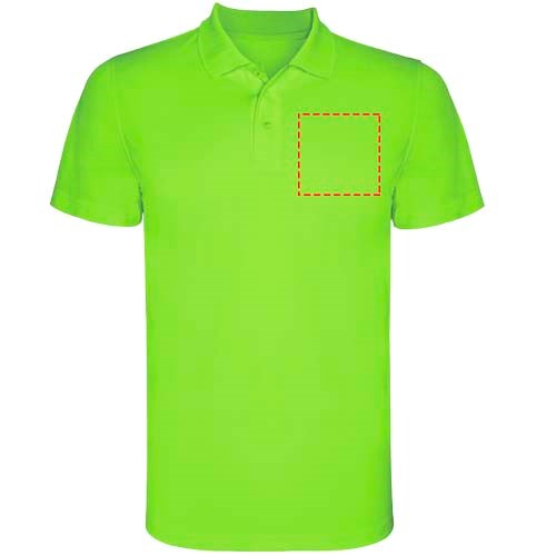 Monzha Sport Poloshirt für Herren limone