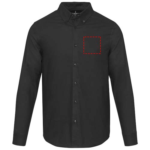 Sphene Oxford Hemd schwarz