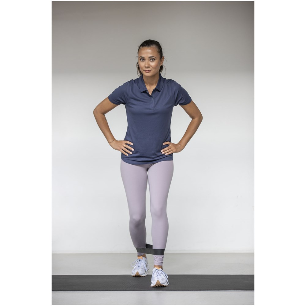 Deimos Poloshirt cool fit mit Kurzärmeln für Damen rot