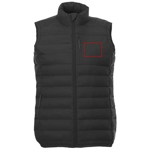Pallas wattierter Bodywarmer für Damen schwarz