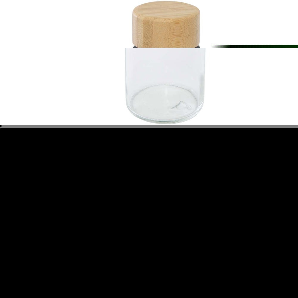 Porto 500 ml Glas-Flasche mit Silikongriff und Bambusdeckel