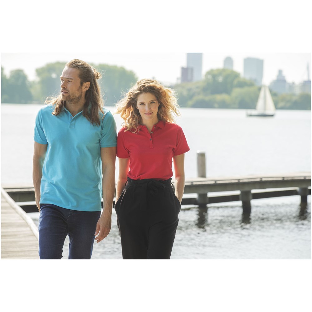 Beryl Poloshirt aus Bio-Recyclingmaterial für Damen rot