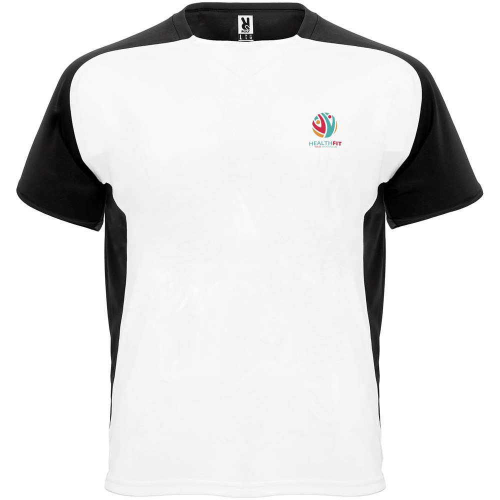 Bugatti T-Shirt Unisex aus recyceltem Material weiss, schwarz
