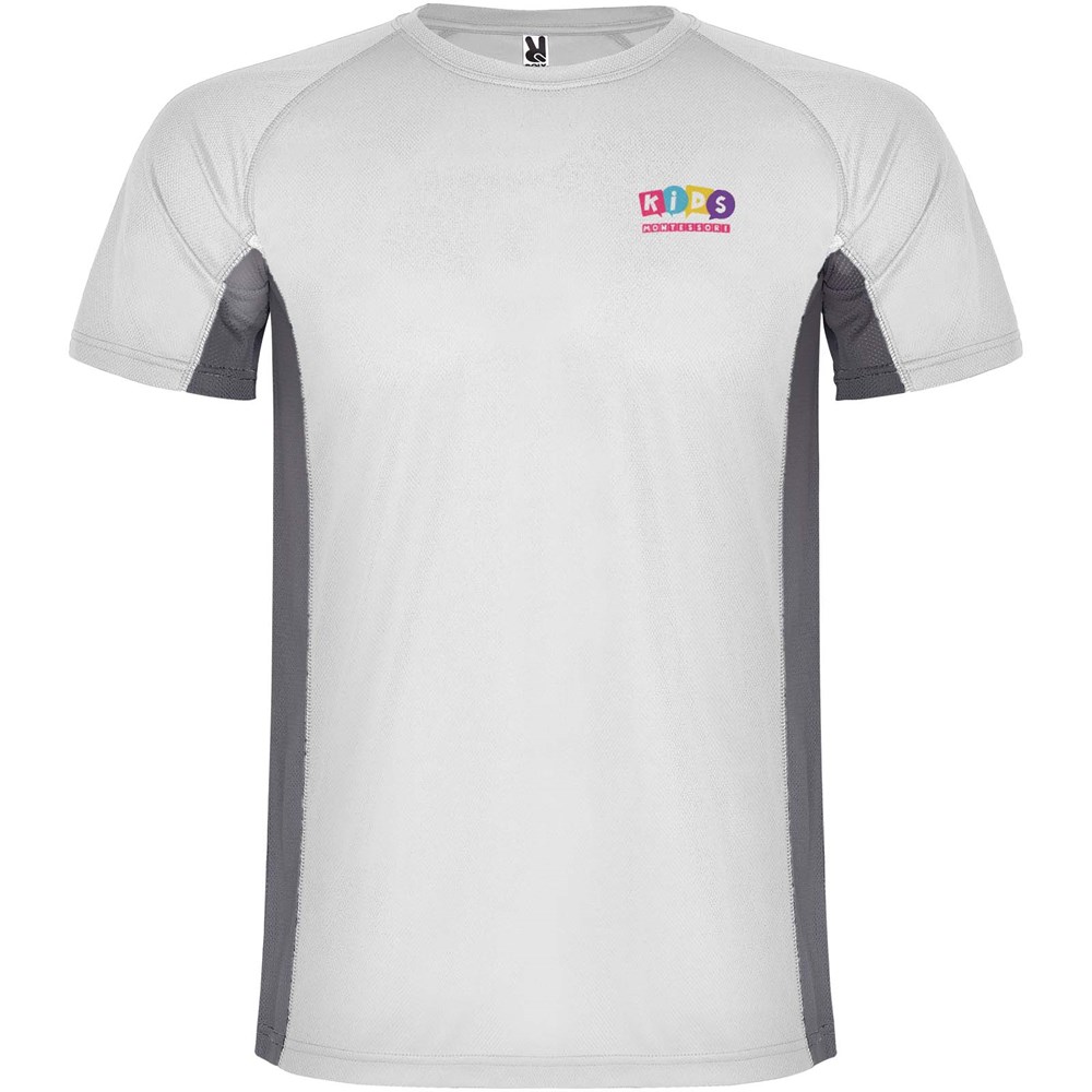 Shanghai Sport T-Shirt für Kinder weiss, Dark Lead