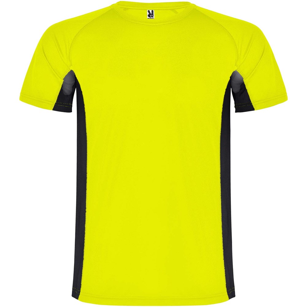 Shanghai Sport T-Shirt für Herren Fluor Yellow, schwarz
