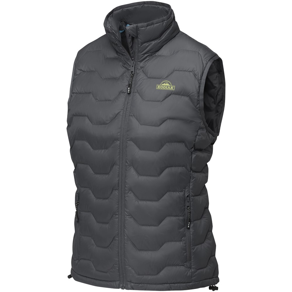 Epidote GRS isolierter Daunen-Bodywarmer für Damen aus recyceltem Material storm grey